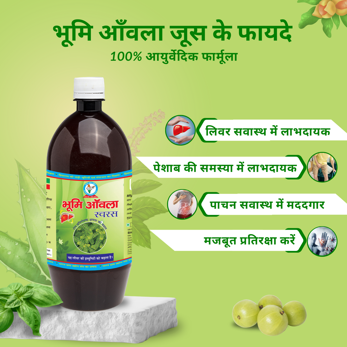 Bhumi Amla Juice Uses & Benefits