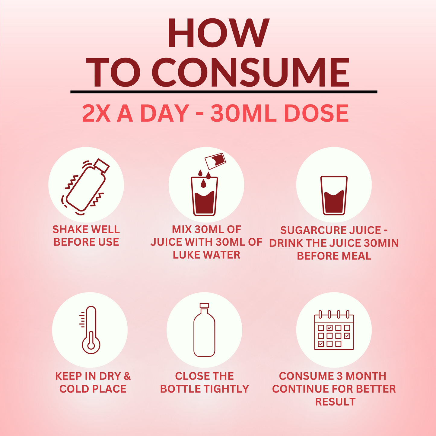 How to Consume Sugarcure Juice