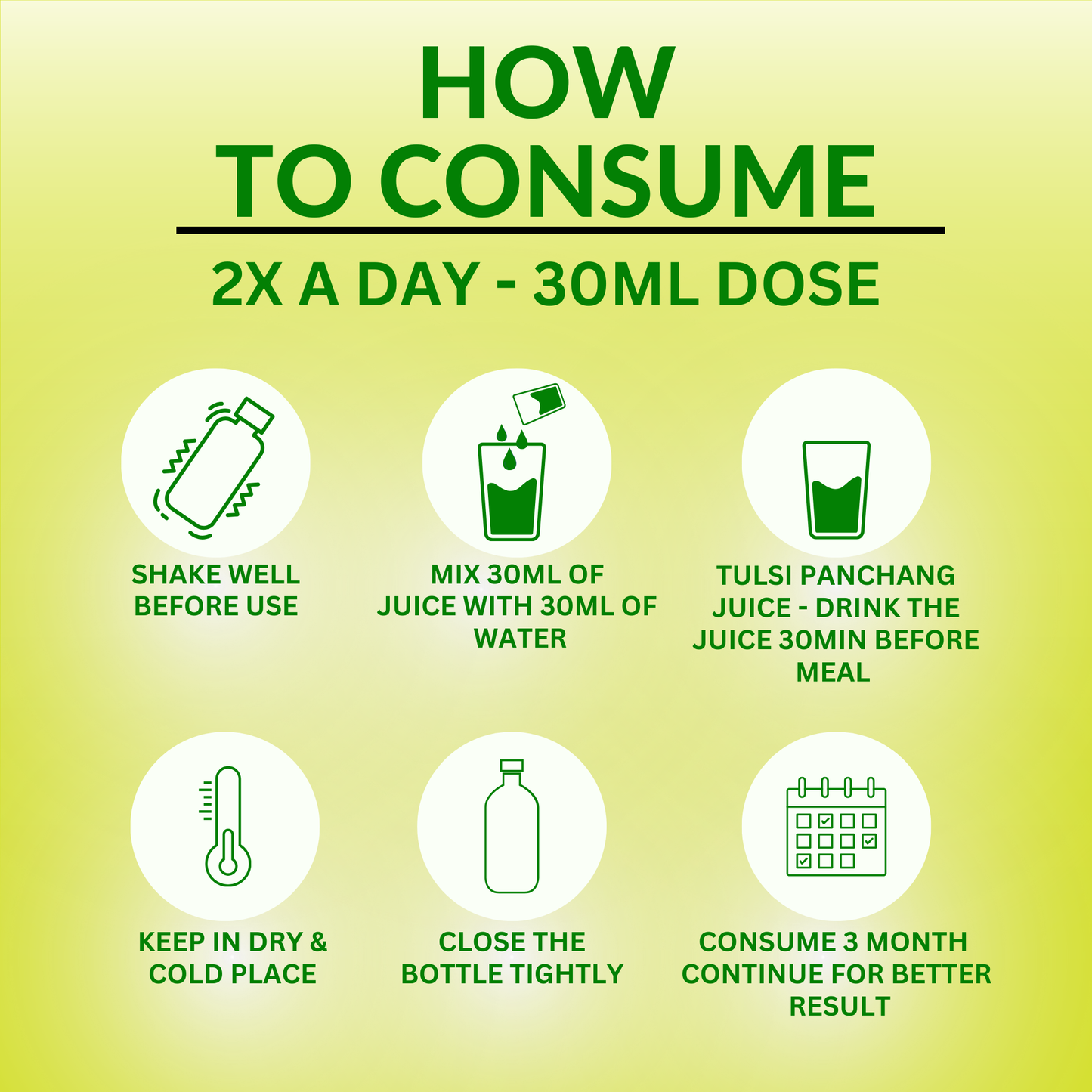 How to Consume Tulsi Panchang Juice