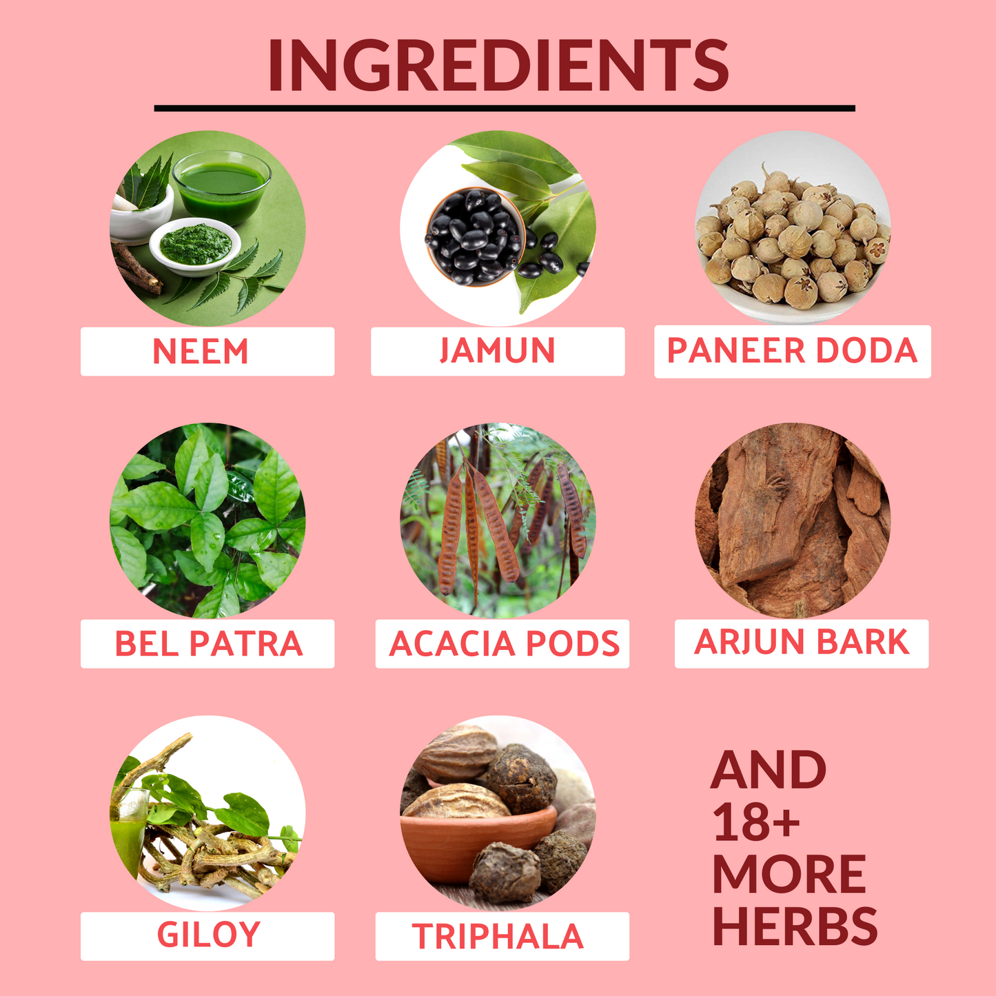 Ingredients of Sugarcure Juice