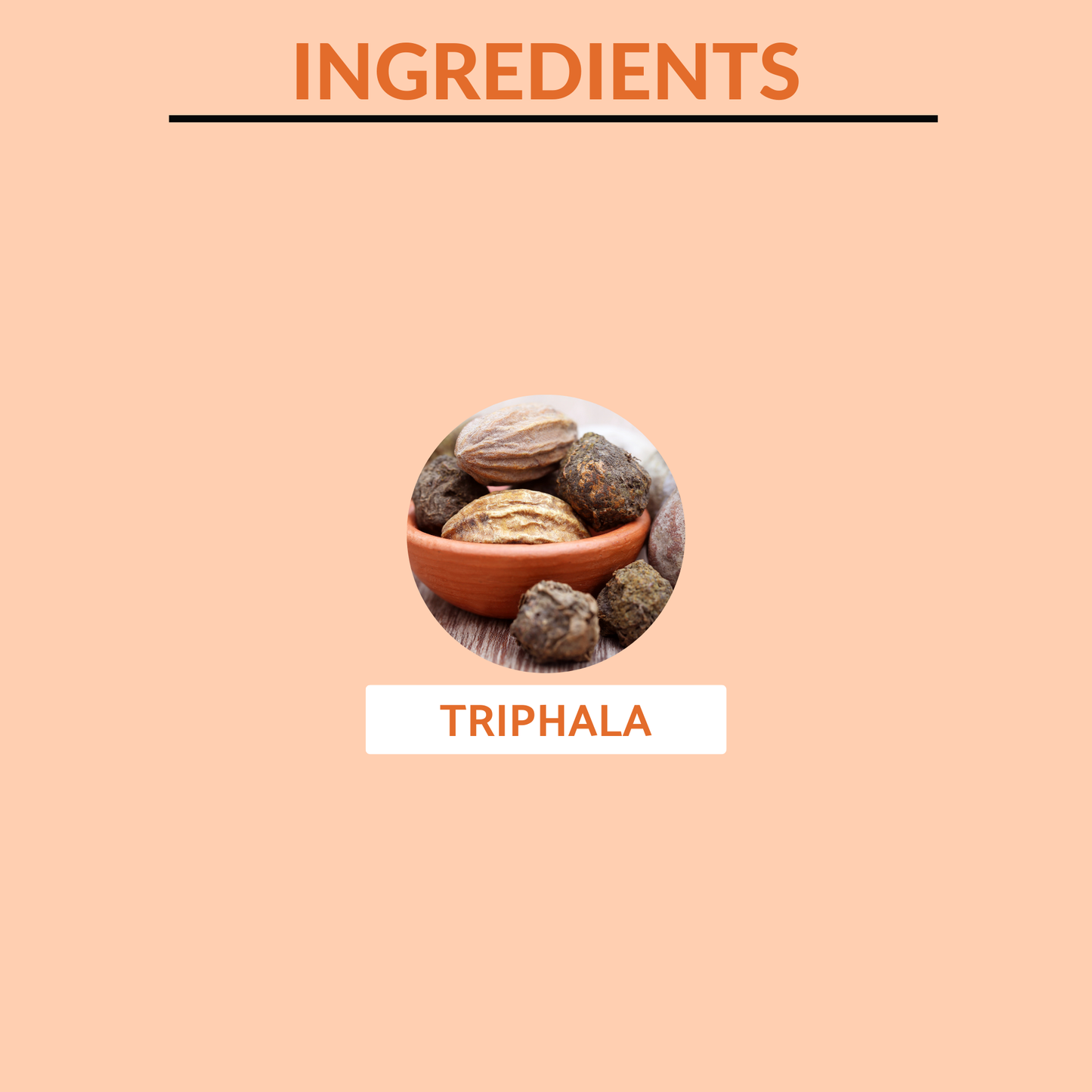 Ingredients of Triphala Juice