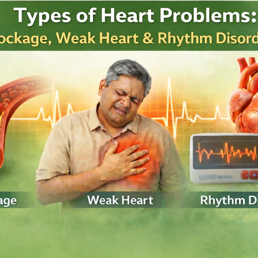 Types of Heart Problems: Blockage, Weak Heart & Rhythm – Bharat Gram ...