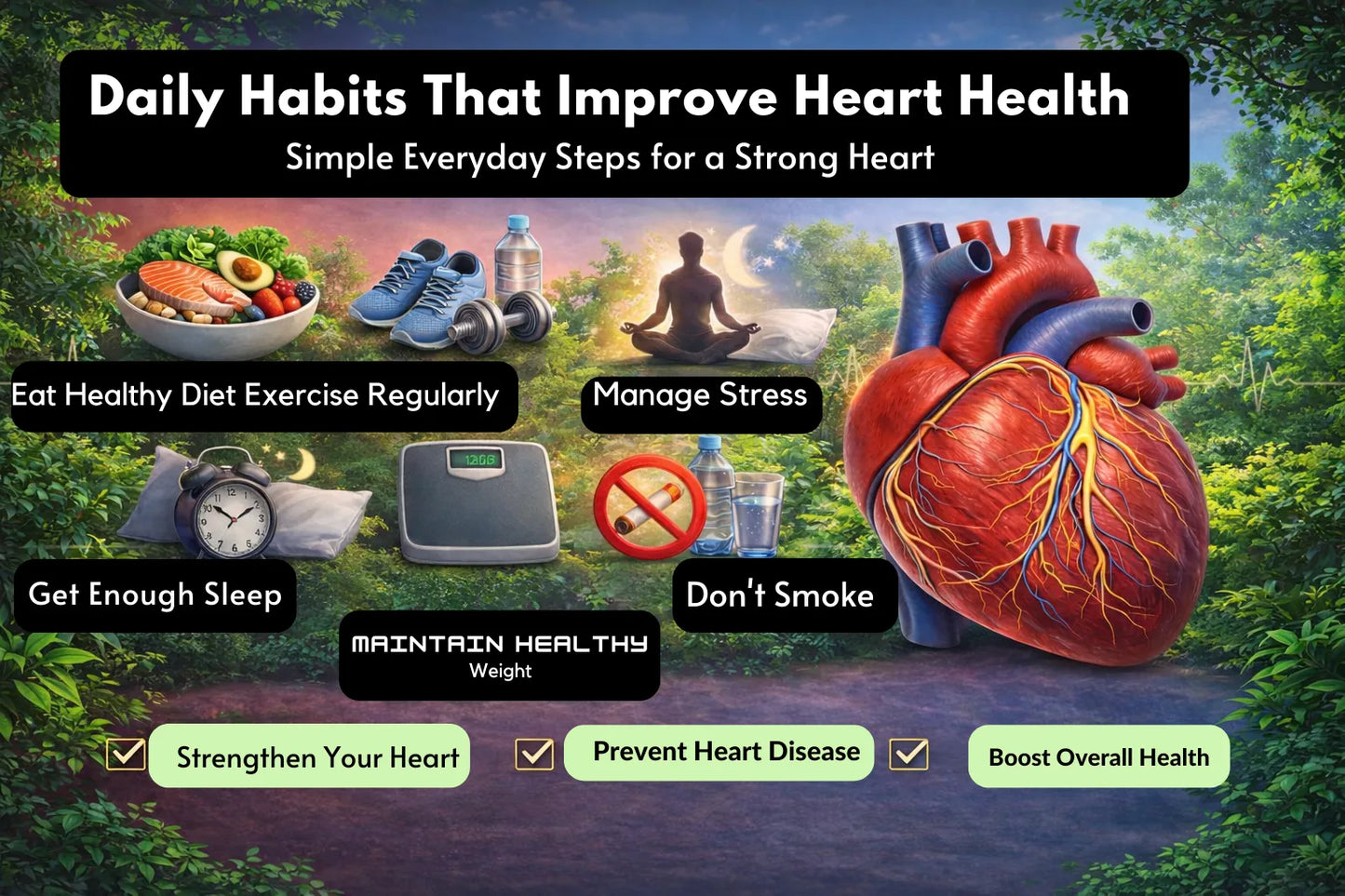 Simple Everyday Steps for a Strong Heart