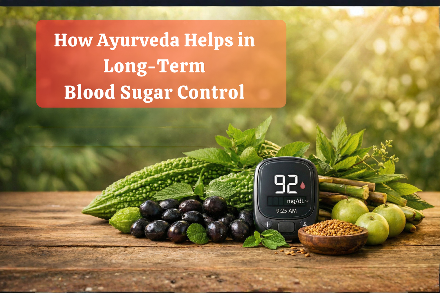 How Ayurveda Helps in Long-Term Blood Sugar Control