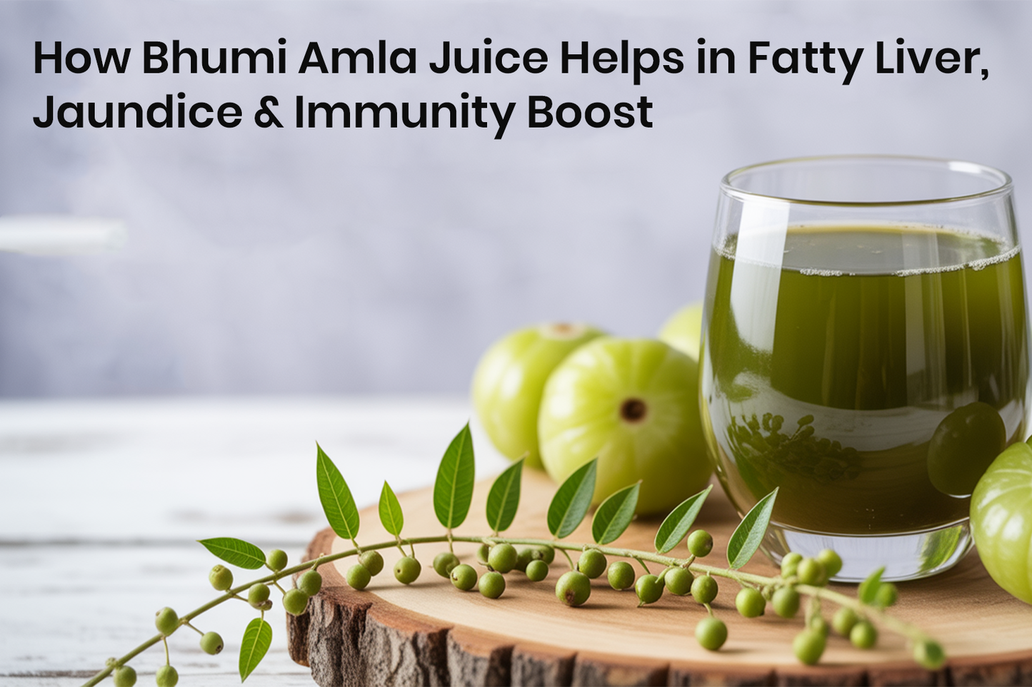 Bhumi Amla Juice supports fatty liver care