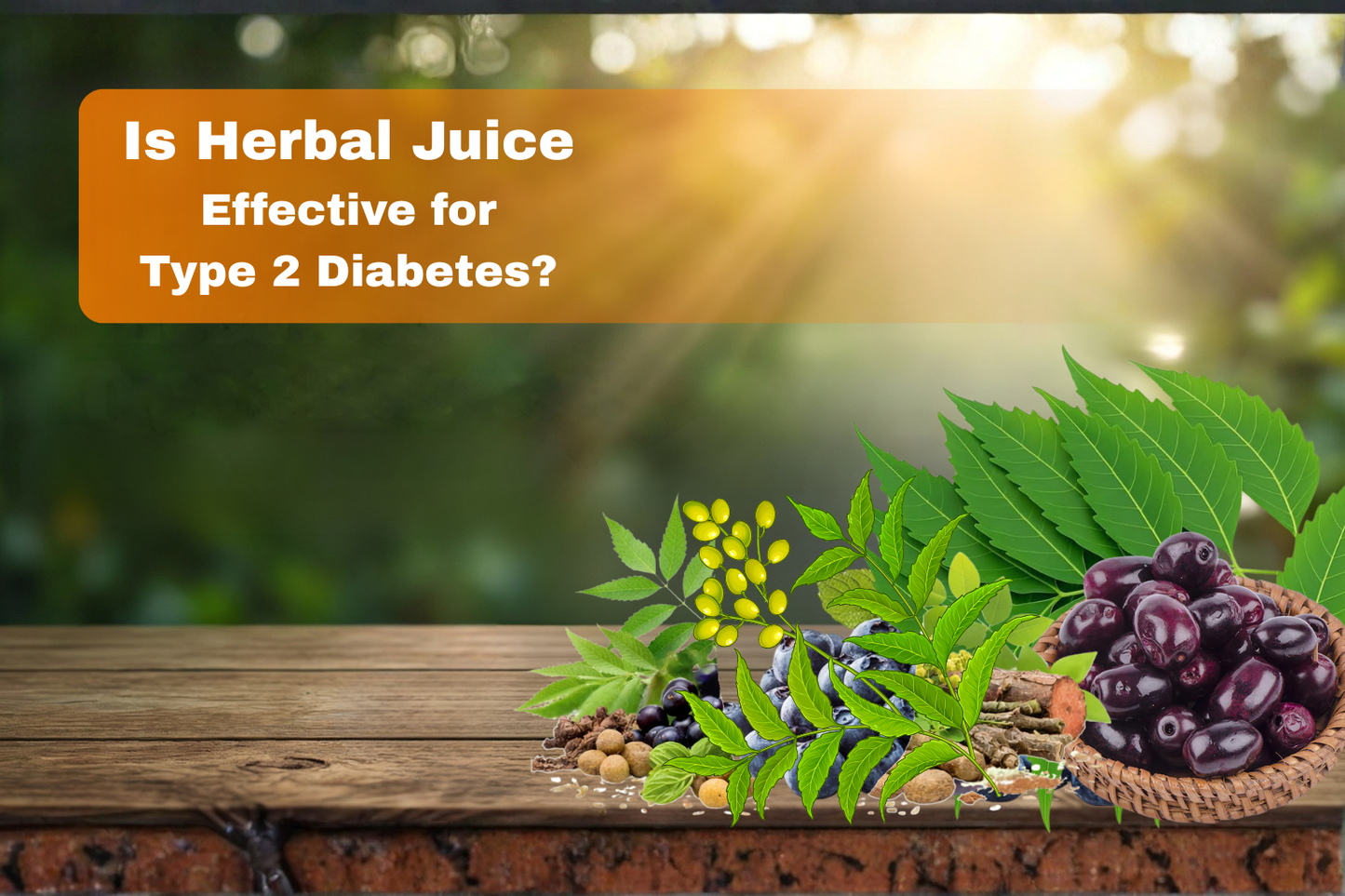 Is Herbal Juice Effective for Type 2 Diabetes?