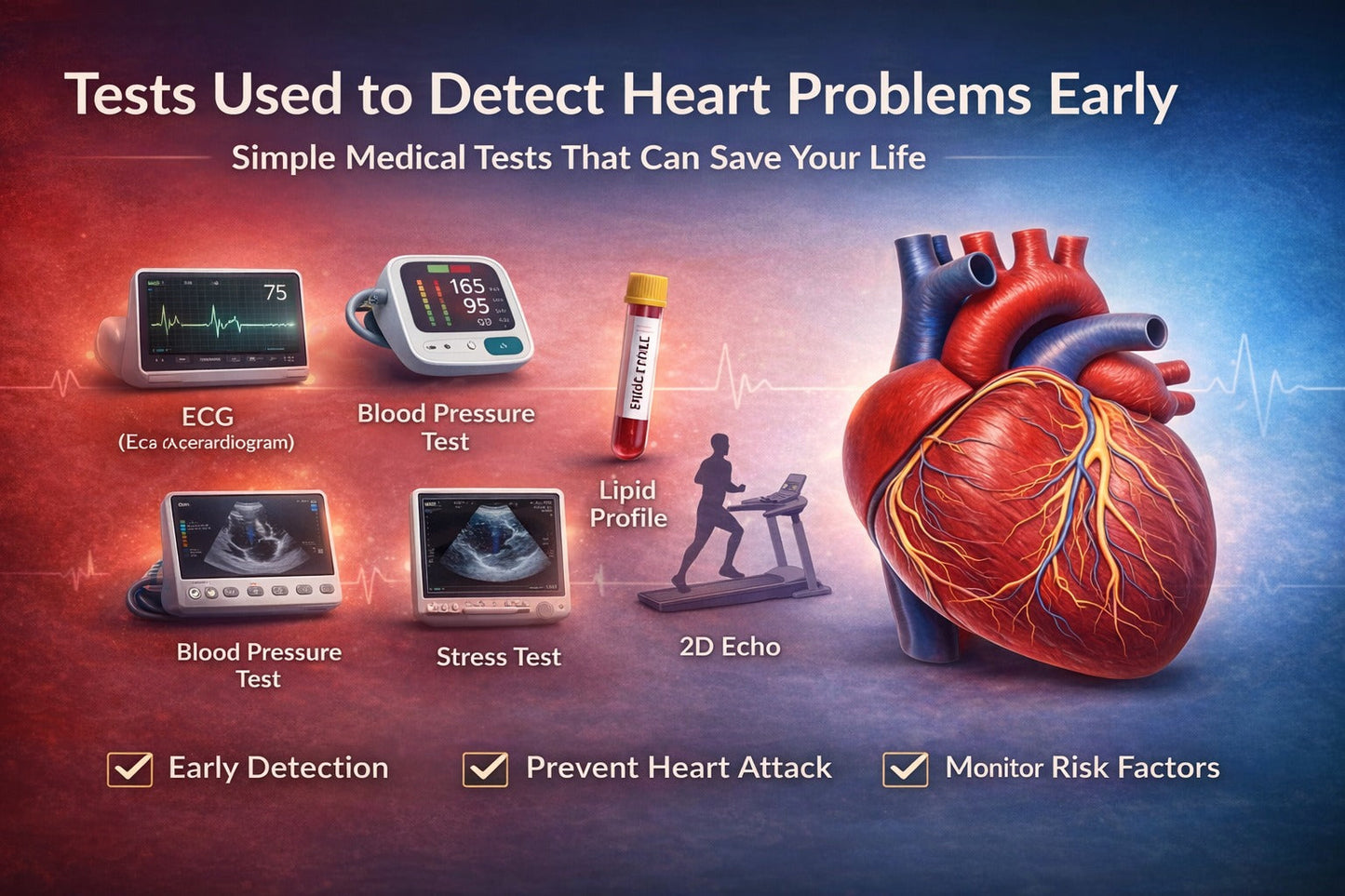 Tests Used to Detect Heart Problems at an Early Stage