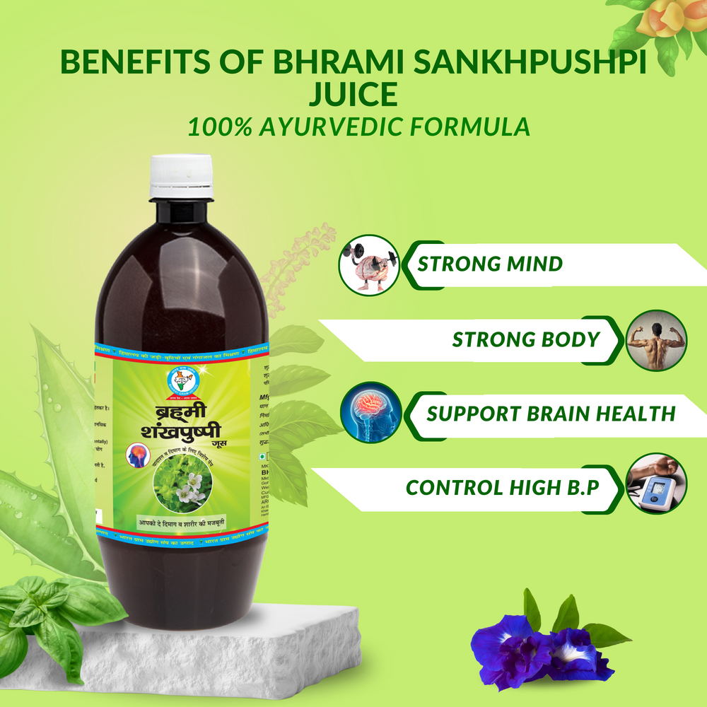 Benefits of Brahmi Shankhpushpi Juice