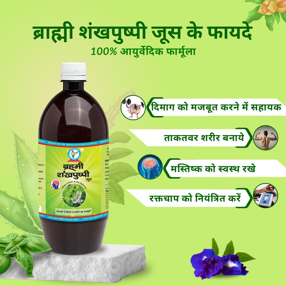 
                  
                    Brahmi Shankhpushpi Juice Uses and Effects
                  
                